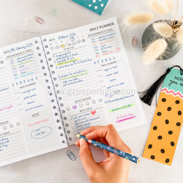 Personalized A5 Daily Planner Notebook
